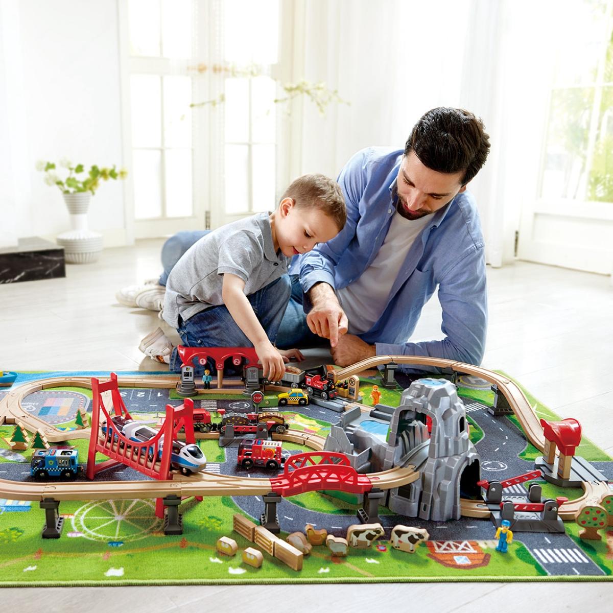 Alfombra juegos FERROCARRIL Hape