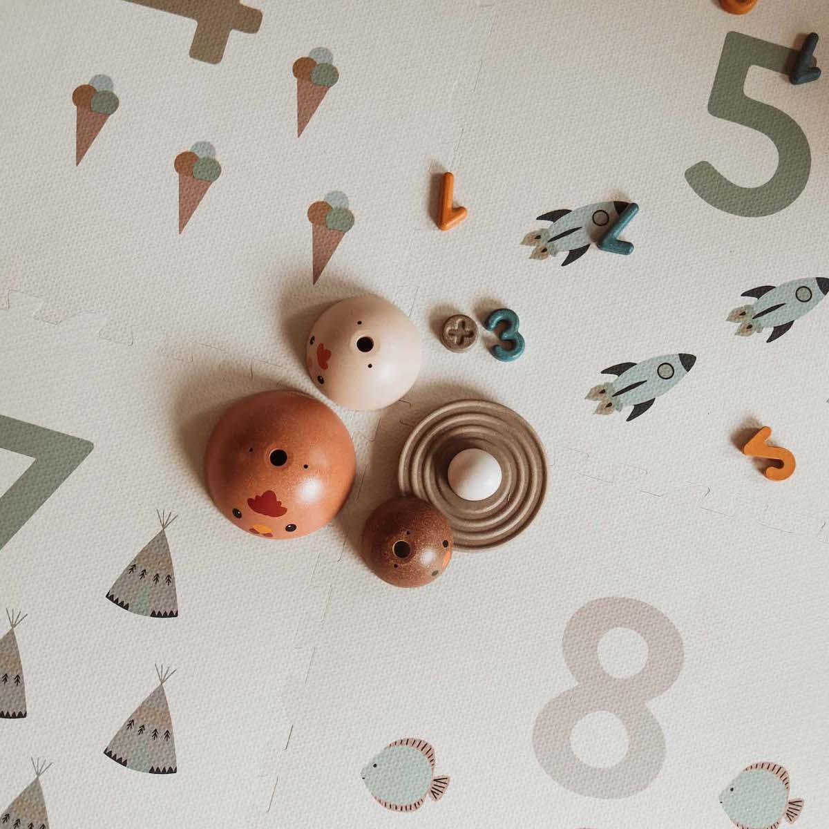 Alfombra juegos puzzle EVA Play&go Numbers