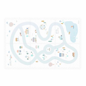 Alfombra juegos puzzle EVA Play&go Village