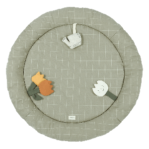 Alfombra juegos sensorial redonda PLAYGROUND Nobodinoz Tulip