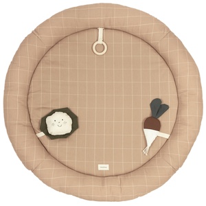 Alfombra juegos sensorial redonda PLAYGROUND Nobodinoz Veggies