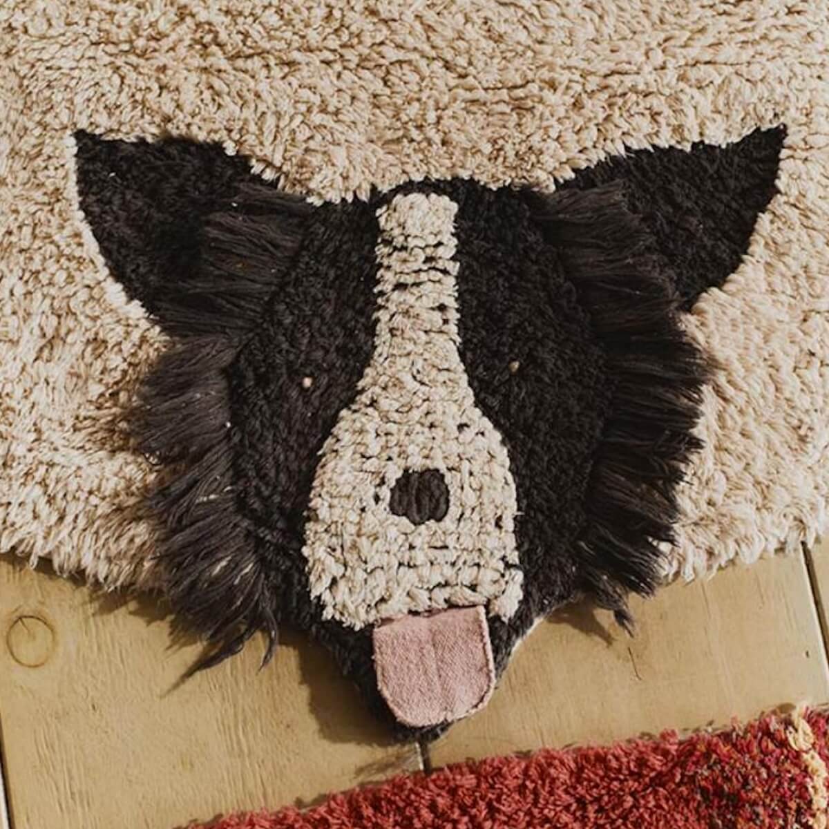 Alfombra lavable 140cm DOGS Wouf Wouf Lorena Canals