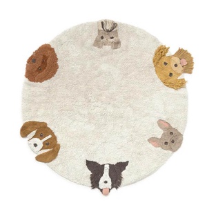 Alfombra lavable 140cm DOGS Wouf Wouf Lorena Canals