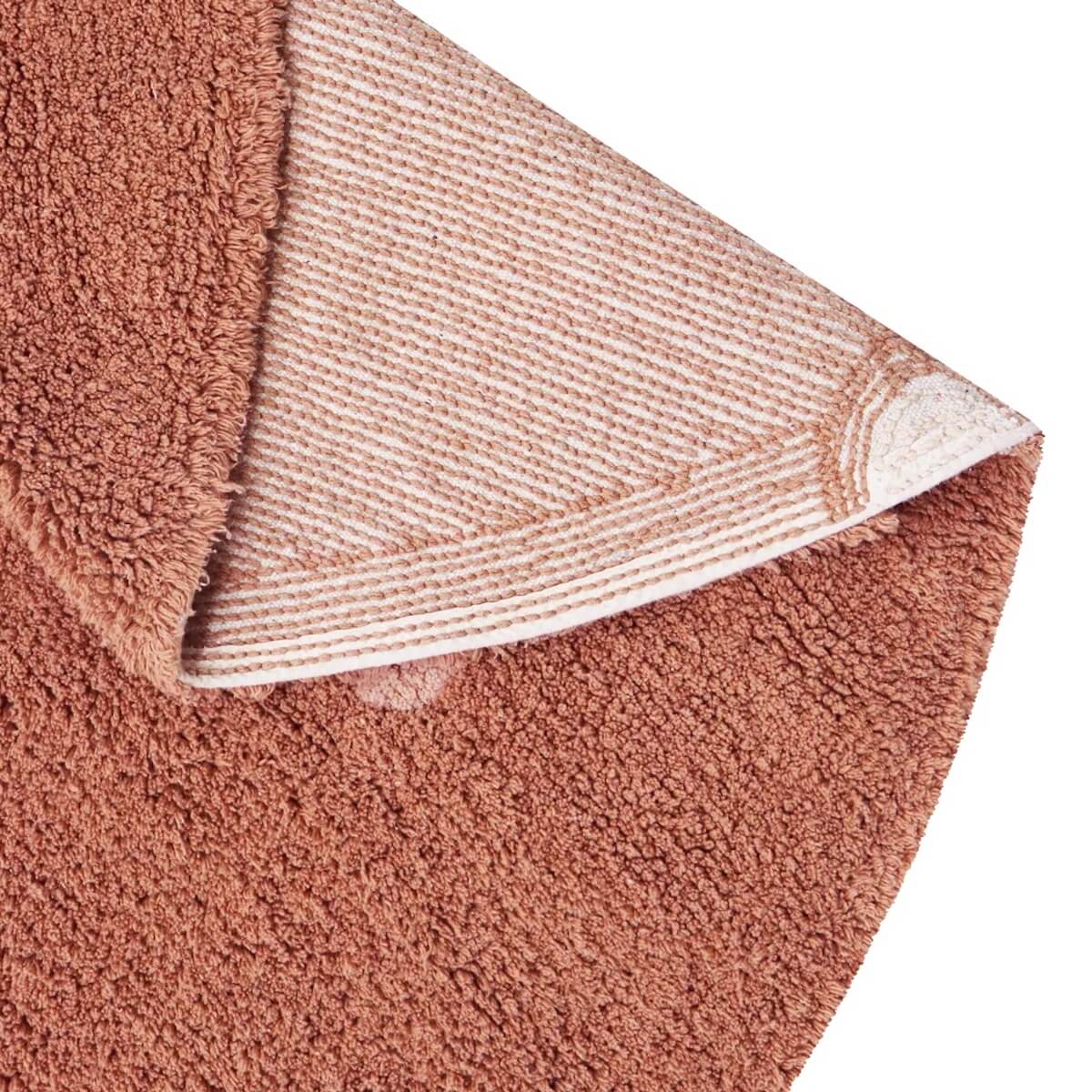 Alfombra redonda 140cm DOT Lorena Canals chestnut