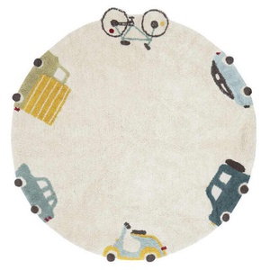 Alfombra redonda 140cm WHEELS Lorena Canals
