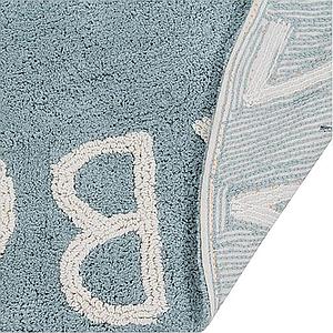 Alfombra redonda 150cm ROUND ABC Lorena Canals vintage blue-natural