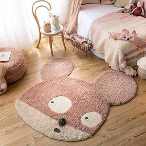 Alfombra Woolable 120x120cm MISS MIGHTY MOUSE Lorena Canals