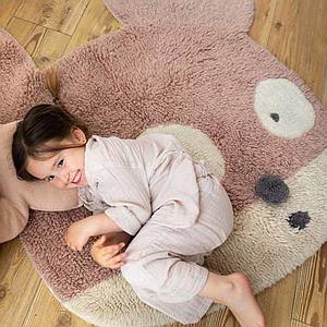 Alfombra Woolable 120x120cm MISS MIGHTY MOUSE Lorena Canals
