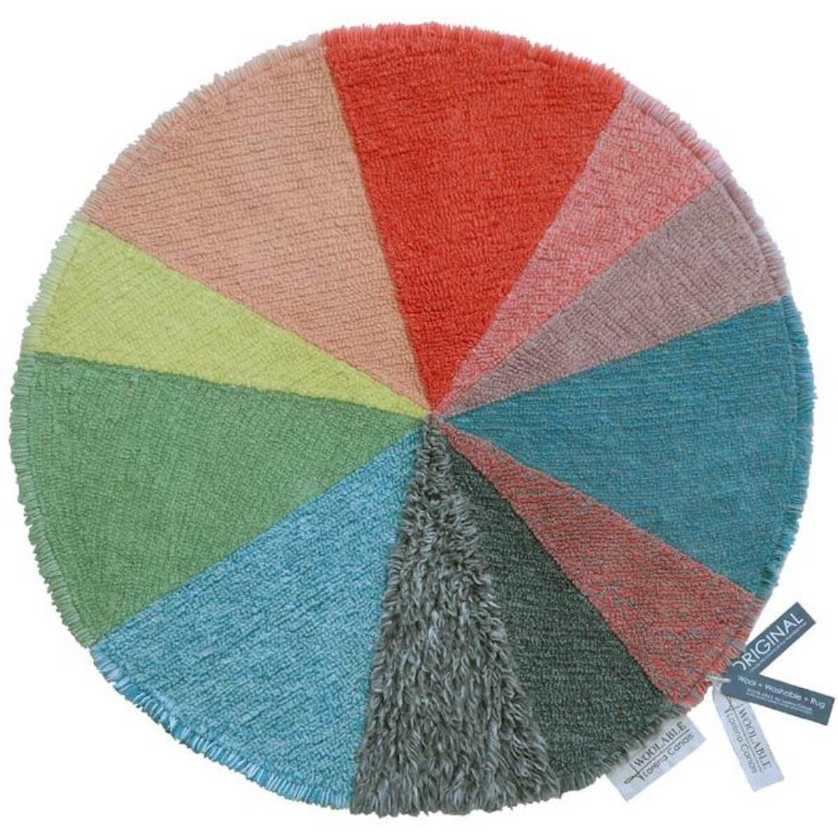 Alfombra Woolable 120x120cm PIE CHART Lorena Canals