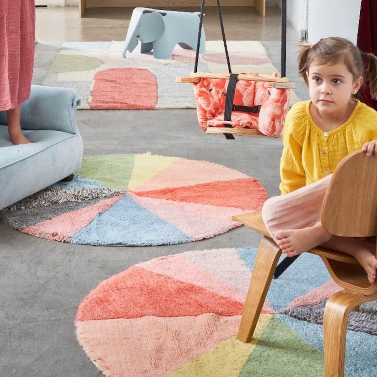 Alfombra Woolable 120x120cm PIE CHART Lorena Canals