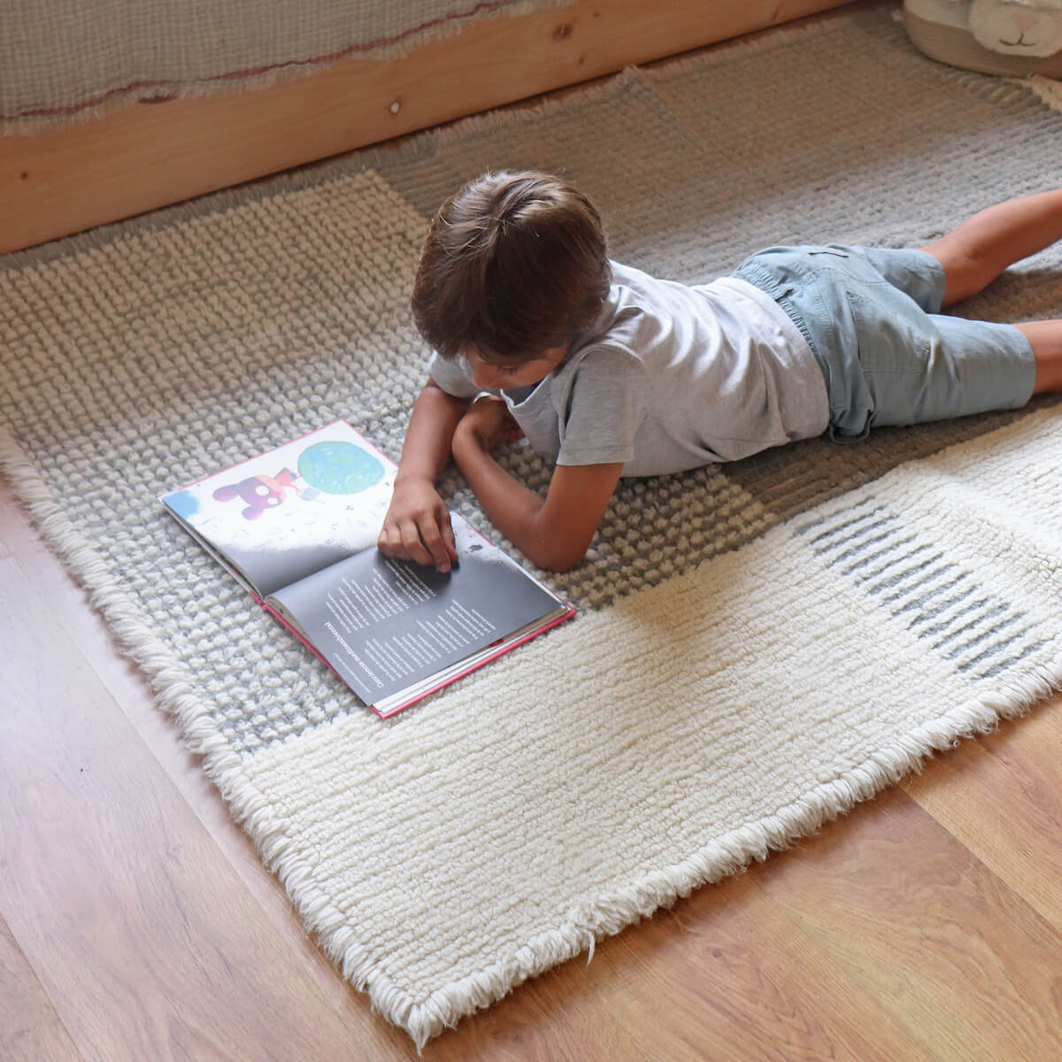 Alfombra Woolable 120x170cm KAIA Lorena Canals blue
