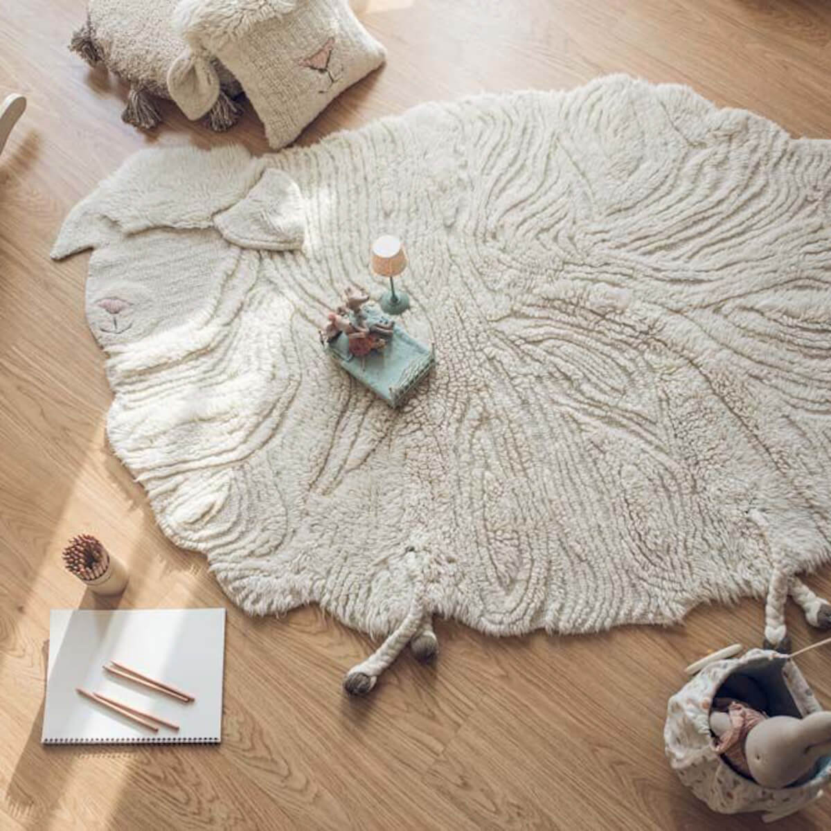 Alfombra Woolable 120x170cm PINK NOSE SHEEP Lorena Canals
