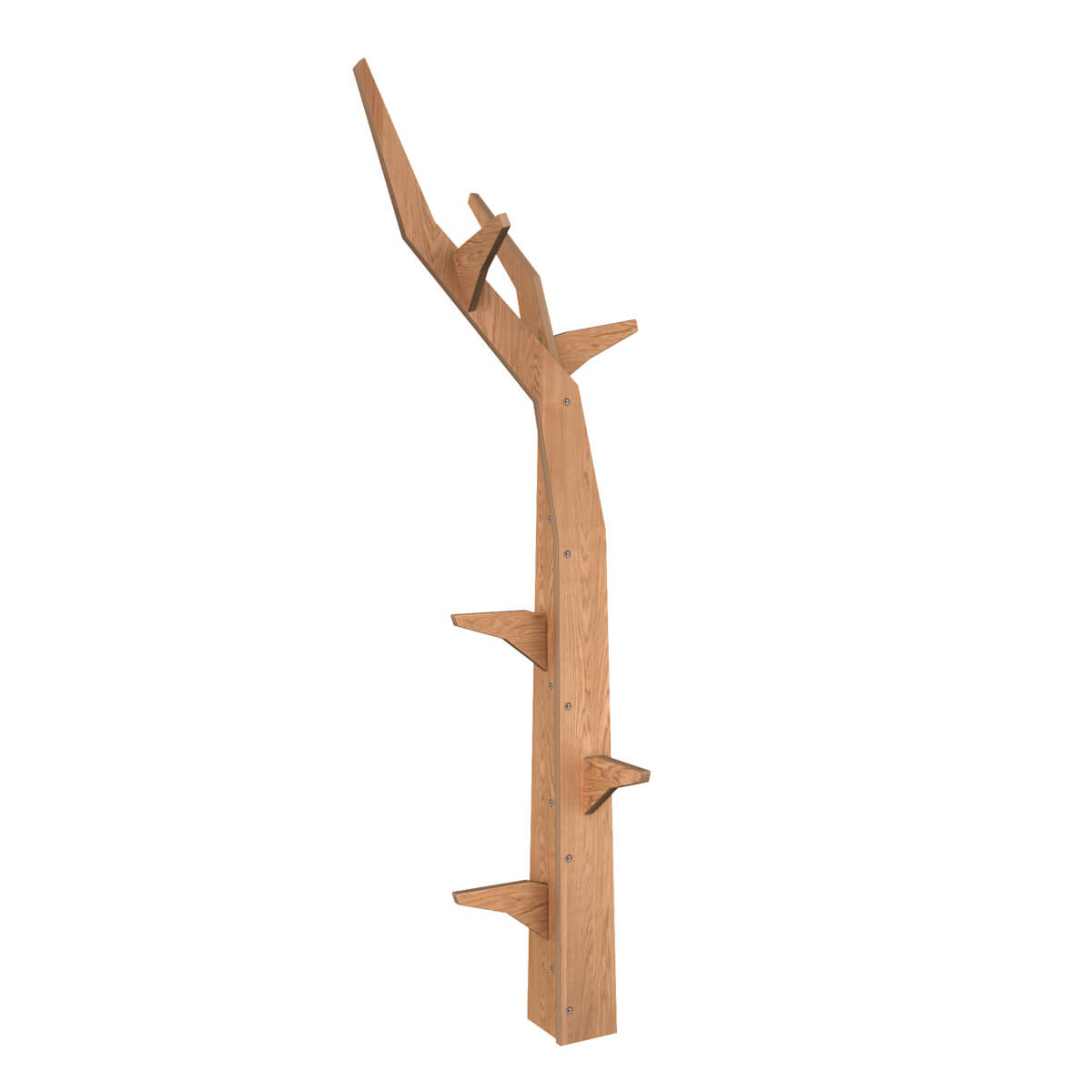 Árbol cama KASVA contrachapado roble