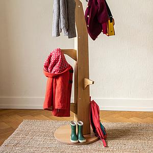 Árbol perchero KASVA multiplex chapa roble aceitado