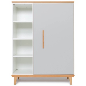 Armario 120 cm 1 puerta NADO Retro acabado haya manhattan grey