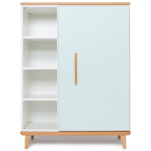 Armario 120 cm 1 puerta NADO Retro acabado haya mint