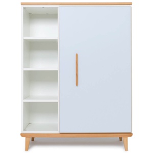 Armario 120 cm 1 puerta NADO Retro acabado haya sky blue