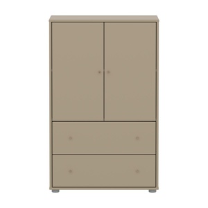 Armario 120cm 2 puertas 2 cajones SAGA Flexa oat-roble