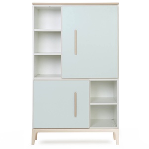 Armario 147 cm 2 puertas NADO Curve acabado fresno mint
