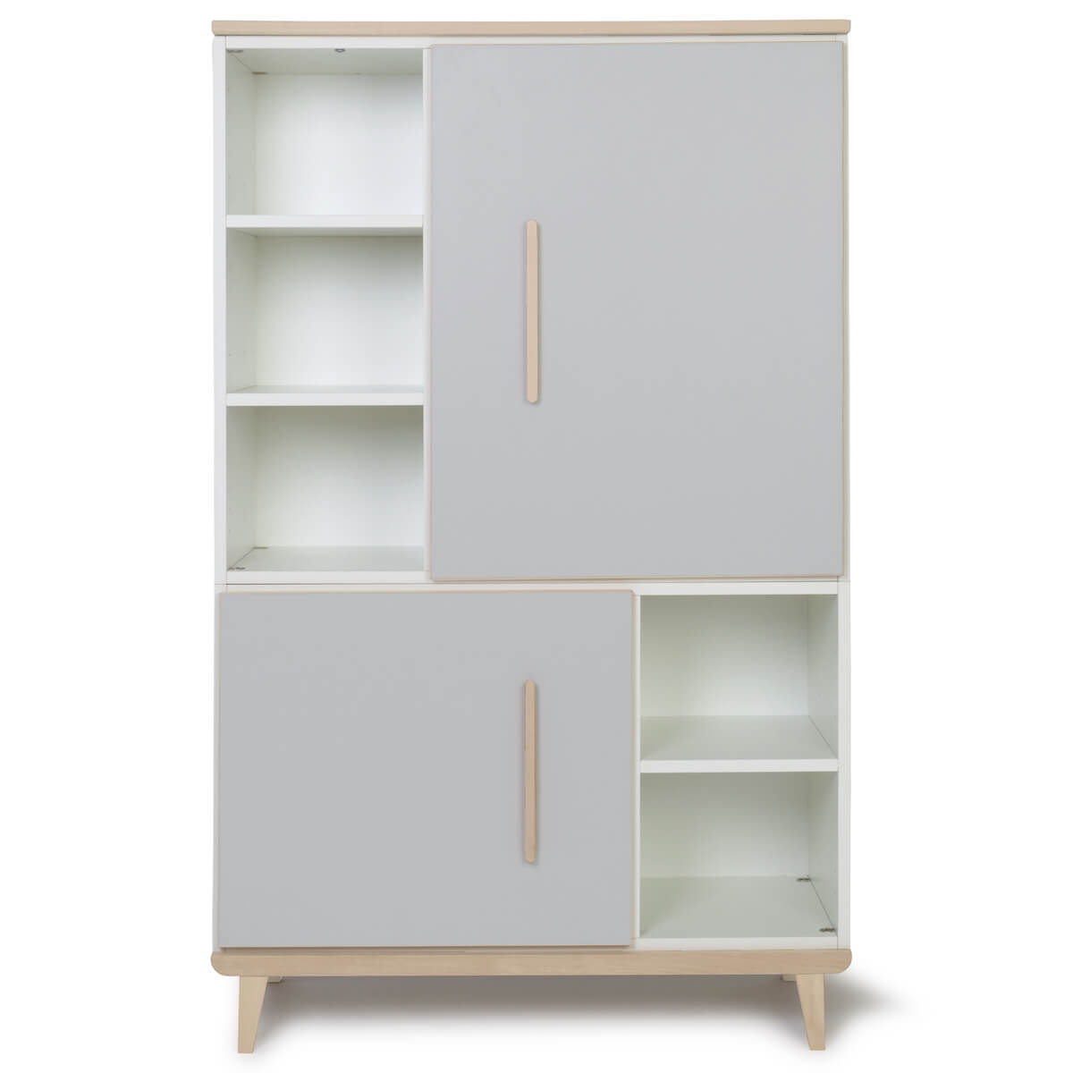 Armario 147 cm 2 puertas NADO Retro acabado fresno manhattan grey