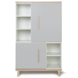 Armario 147 cm 2 puertas NADO Retro acabado fresno manhattan grey