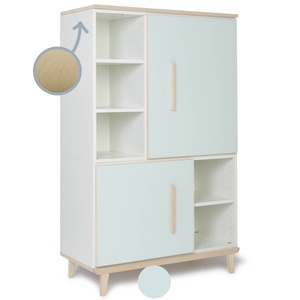 Armario 147 cm 2 puertas NADO Retro acabado fresno mint