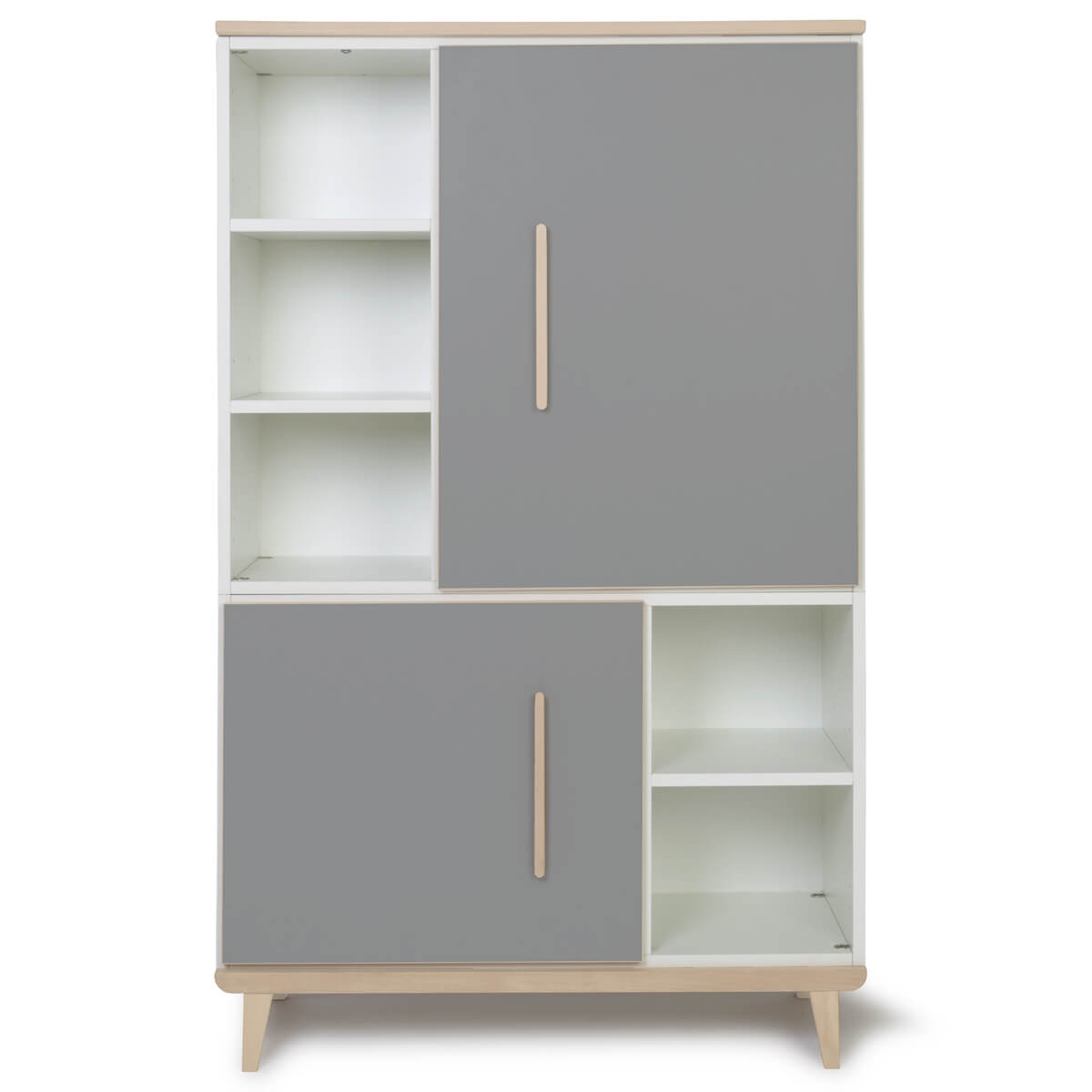 Armario 147 cm 2 puertas NADO Retro acabado fresno slate grey
