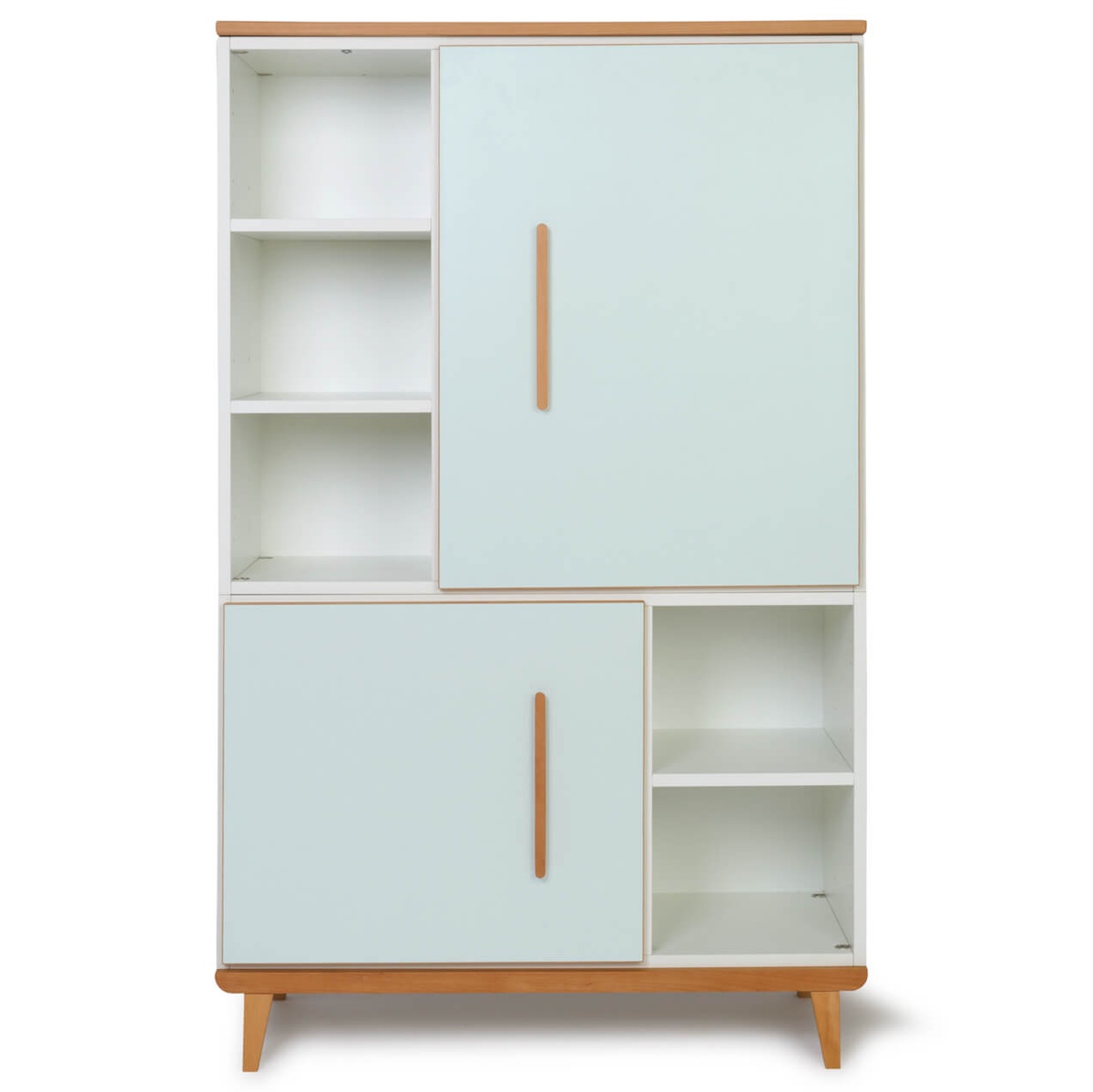 Armario 147 cm 2 puertas NADO Retro acabado haya mint