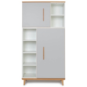 Armario 173 cm 2 puertas NADO Retro acabado haya manhattan grey