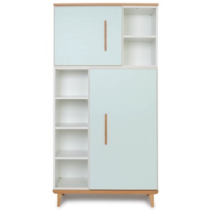 Armario 173 cm 2 puertas NADO Retro acabado haya mint