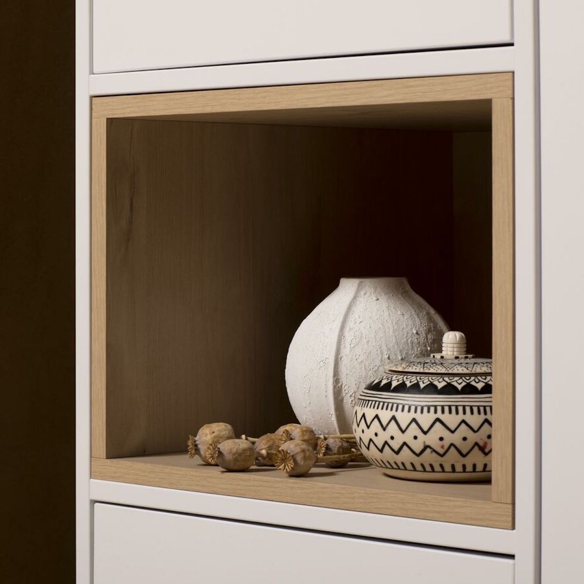 Armario 197cm COCOON Quax blanco hielo