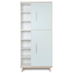 Armario 198 cm 2 puertas NADO Retro acabado fresno mint