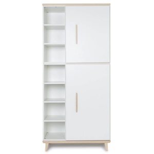 Armario 198 cm 2 puertas NADO Retro acabado fresno white