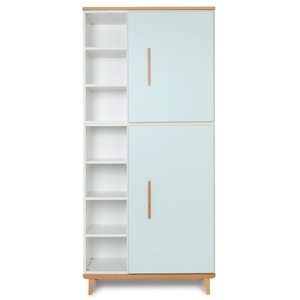 Armario 198 cm 2 puertas NADO Retro acabado haya mint