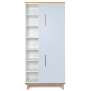 Armario 198 cm 2 puertas NADO Retro acabado haya sky blue