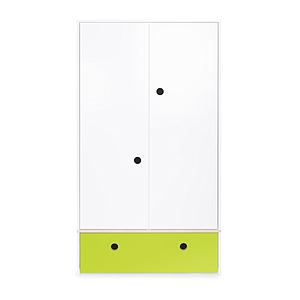 Armario 2 puertas COLORFLEX cajón frontal lime 