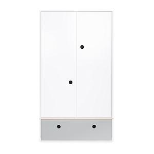 Armario 2 puertas COLORFLEX cajón frontal pearl grey 