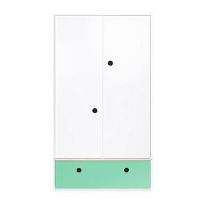 Armario 2 puertas COLORFLEX cajón frontal sea foam 