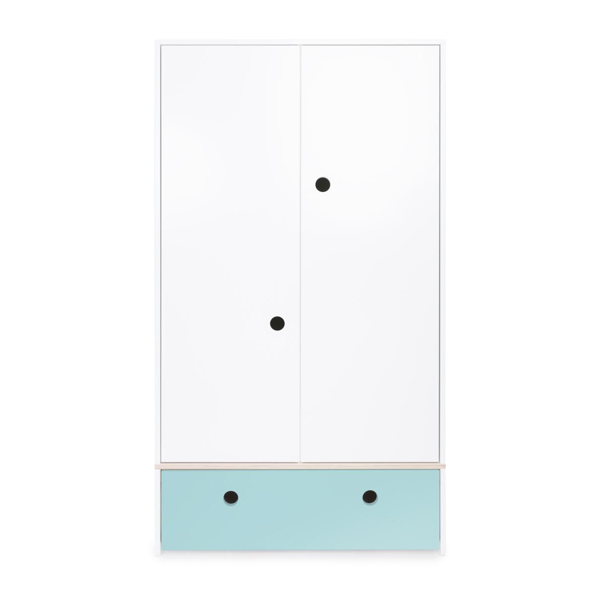 Armario 2 puertas COLORFLEX cajón frontal sky blue 