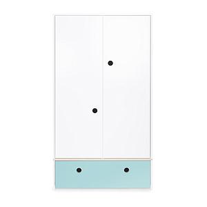 Armario 2 puertas COLORFLEX cajón frontal sky blue 