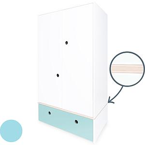 Armario 2 puertas COLORFLEX cajón frontal sky blue 