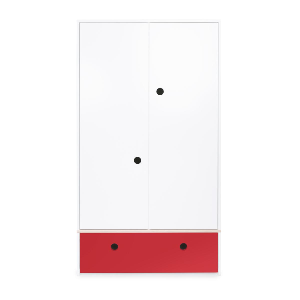 Armario 2 puertas COLORFLEX cajón frontal true red 