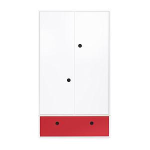 Armario 2 puertas COLORFLEX cajón frontal true red 