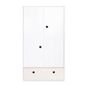 Armario 2 puertas COLORFLEX cajón frontal white wash