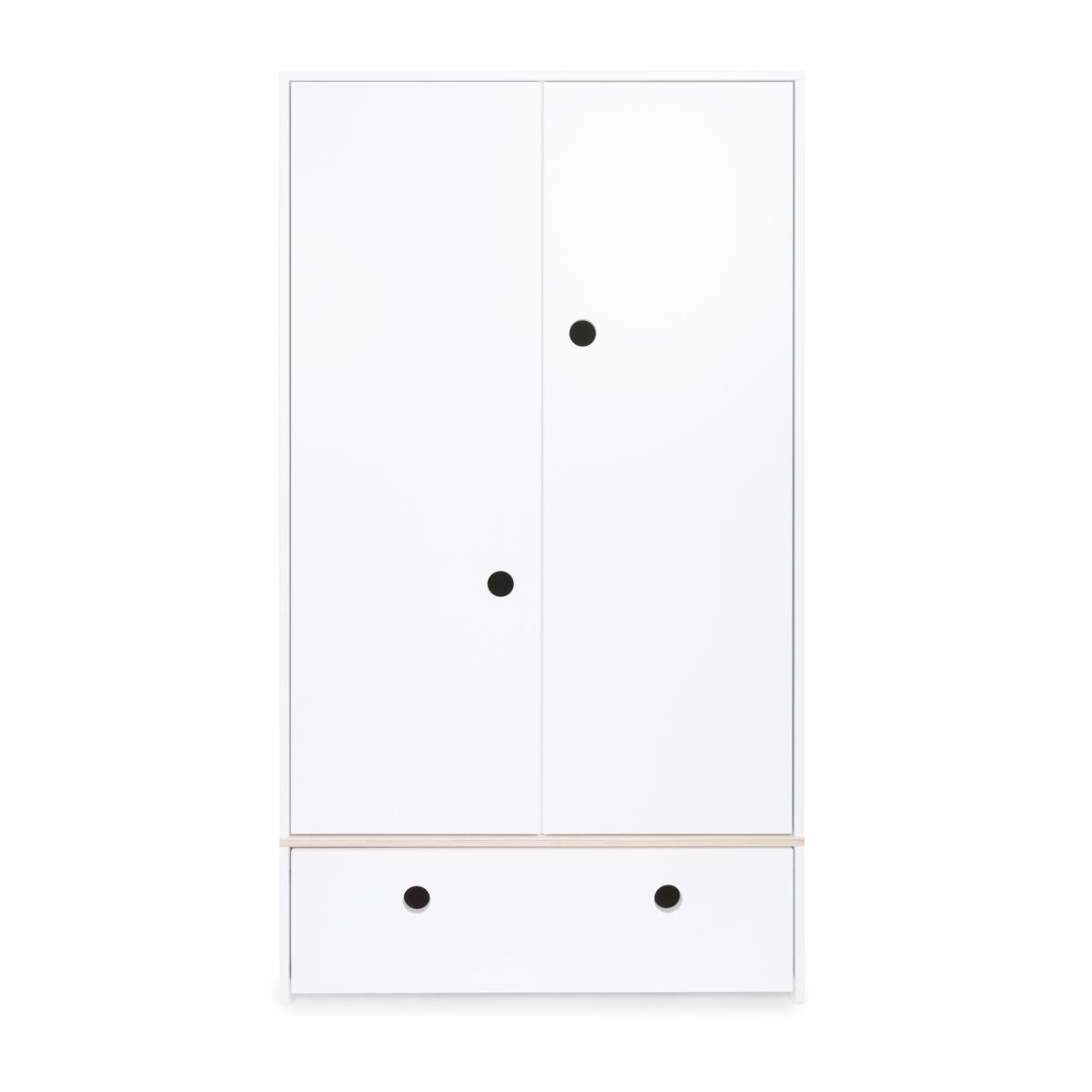 Armario 2 puertas COLORFLEX cajón frontal white 