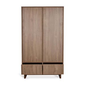 Armario 2 puertas KYO Quax walnut