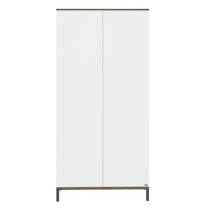 Armario 2 puertas LOVELY ALIV Yuny by Paidi off white-dark walnut