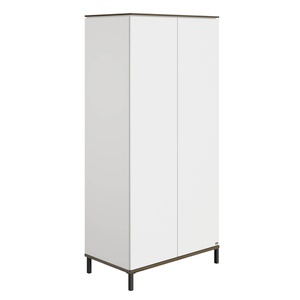 Armario 2 puertas LOVELY ALIV Yuny by Paidi off white-dark walnut