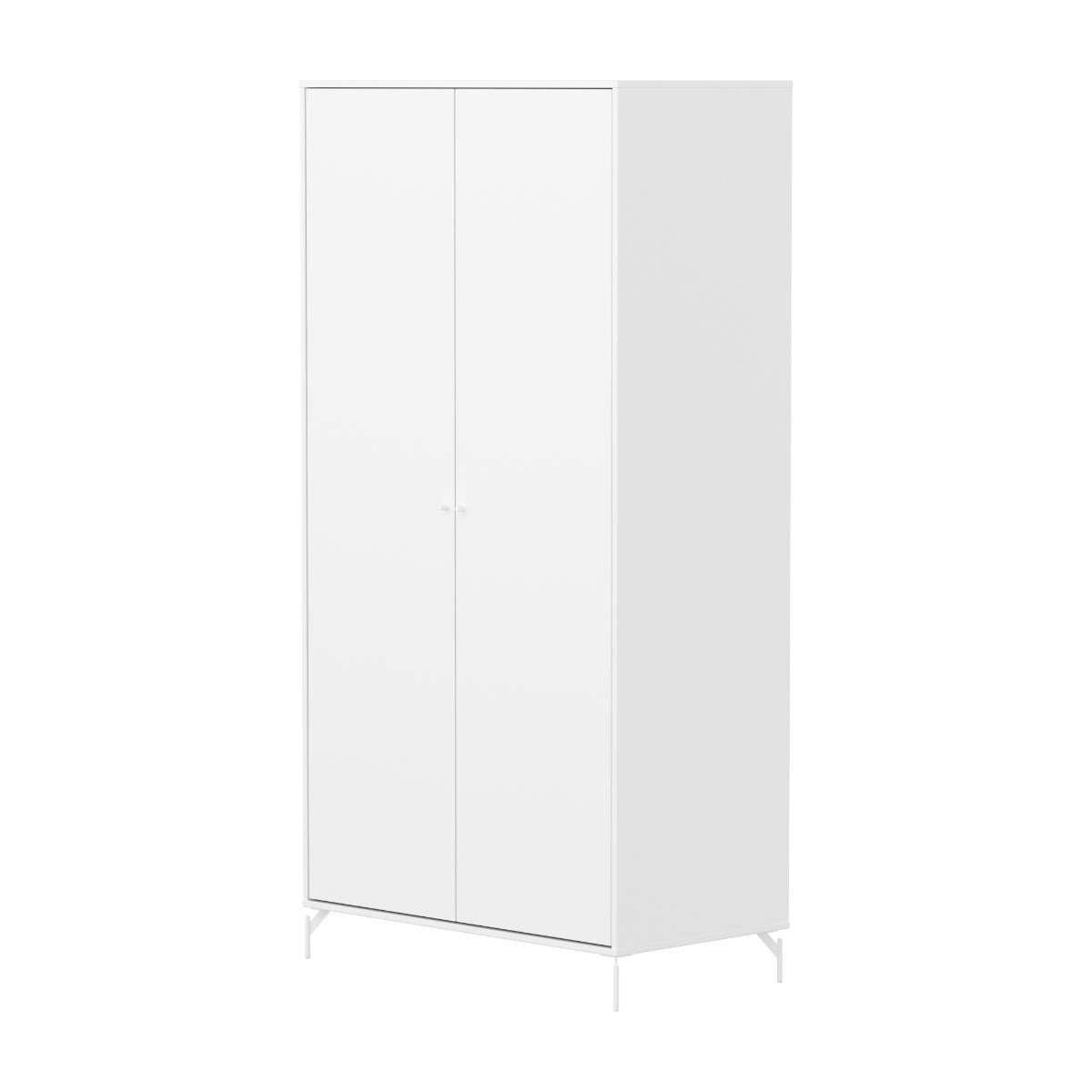 Armario 2 puertas-patas SAGA Flexa blanco-blanco