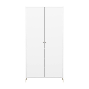Armario 2 puertas-patas SAGA Flexa blanco-oat